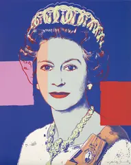 Andy Warhol, Queen Elizabeth II of the United Kingdom, from Reigning Queens, 1985, Screenprint in colours, on Lenox Museum Board, the full sheet
