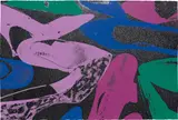 Shoes by Andy Warhol, 1980, Screenprint in colours with diamond dust, on Arches Aquarelle Cold Pressed paper, the full sheet, sold Jan 2020