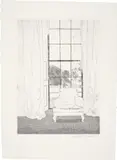 David Hockney, Home, from Illustrations for Six Fairy Tales from the Brothers Grimm, 1969, Etching, on Hodgkinson handmade paper watermarked 'DH / PP', with full margins