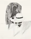 David Hockney, Panama Hat, 1972, Etching and aquatint, on Crispbrook handmade paper, the full sheet