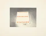 Ed Ruscha, Twentysix Gasoline Stations, from Book Covers, 1970, Lithograph in colours, on Arches paper, with full margins