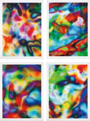 Substrates by Thomas Ruff, 2003, The complete set of four digital prints (Ditone) in colours, on Satin paper flush-mounted to aluminium board (as issued), sold Jan 2020