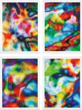 Thomas Ruff, Substrates, 2003, The complete set of four digital prints (Ditone) in colours, on Satin paper flush-mounted to aluminium board (as issued)