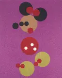 Minnie (Pink Glitter) by Damien Hirst, 2016, Screenprint in colours with glitter, on wove paper, the full sheet, sold Jan 2020