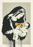 Toxic Mary by Banksy, 2004, Screenprint in colours, on wove paper, the full sheet, sold Jan 2020