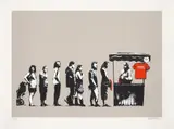 Festival (Destroy Capitalism), from Barely Legal by Banksy, 2006, Screenprint in colours, on wove paper, with full margins, sold Jan 2020