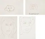 Florilège des amours de Ronsard (Anthology of Ronsard's Lovers): two plates; Visages (Faces): one plate; and Poésies antillaises (Caribbean poems): one plate by Henri Matisse, 1946; 1948; and 1972, Four lithographs, on various papers, with full margins, offered Jan 2020