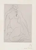Henri Matisse, Nu accroupi, une cordelière nouée autour du cou (Seated Nude with Chord around the Neck)