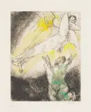 Marc Chagall, Vision d’Esaïe (Isaiah's Vision), plate 91 from La Bible