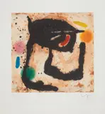 Joan Miró, Le Dandy, 1969, Etching and aquatint with carborundum in colours, on Mandeure rag paper, with full margins