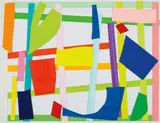 Gartenbild 14 Ed. (Garden Image 14 Ed.) by Imi Knoebel, 2013/15, Acrylic in colours, on constructed and collaged plastic panels, mounted to aluminium (as issued), sold Jan 2020