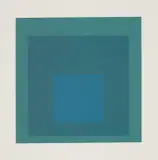 Blue Reminding by Josef Albers, 1966, Screenprint in colours, on Mohawk Superfine Bristol paper, with full margins, sold Jan 2020
