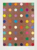 Carvacrol by Damien Hirst, 2008, Screenprint in colours, with bronze glitter, on wove paper, with full margins, sold Jan 2020