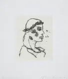 Tracey Emin, Beautiful Girl II, 2011, Etching, with Chine-collé to Somerset paper, with full margins