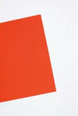 Untitled (NRW) by Carmen Herrera, 2017, Lithograph in red, on Arches paper, the full sheet, sold Jan 2020