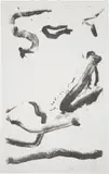 Willem de Kooning, Love to Wakako, 1971, Lithograph, on Akawara paper, with full margins