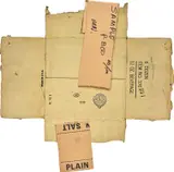 Cardbird IV, from Cardbird Series by Robert Rauschenberg, 1971, Collage print with corrugated cardboard, tape, photo offset lithograph, and screenprint, sold Jan 2020