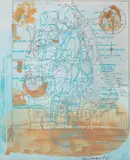 Robert Rauschenberg, Trust Zone, from Stoned Moon Series, 1969, Lithograph in colours, on Rives Special paper, the full sheet