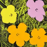 Flowers by Andy Warhol, 1970, Screenprint in colours, on wove paper, the full sheet, sold Jan 2020
