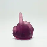 Ai Weiwei, Study of Perspective in Glass (Dark Violet), 2018-19, Cast Murano glass multiple, contained in the original suede lined grey cloth-covered box