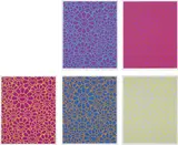 May Shower; October Story; August Joy; December Remembrance; and July Night by Takashi Murakami, 2019, Five screenprints in colours, on smooth wove paper, with full margins, sold Jan 2020