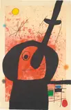 Joan Miró, Le Penseur puissant (The Mighty Thinker), 1969, Etching and aquatint with carborundum in colours, on Arches paper, the full sheet