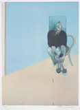 Study for Self-Portrait (after, Study for Self-Portrait 1982) by Francis Bacon, 1984, Offset lithograph in colours, on wove paper, with full margins, sold Sep 2020
