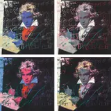 Beethoven by Andy Warhol, 1987, The complete set of four screenprints in colours, on Lenox Museum Board, the full sheets, sold Sep 2020