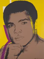 Andy Warhol, Muhammad Ali, 1978, Screenprint in colours, on Strathmore Bristol paper, the full sheet