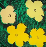 Flowers by Andy Warhol, 1970, Screenprint in colours, on wove paper, the full sheet, sold Sep 2020