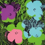 Flowers by Andy Warhol, 1970, Screenprint in colours, on wove paper, the full sheet, sold Sep 2020