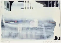 MV. 65 by Gerhard Richter, 2011, Lacquer on colour photograph, sold Sep 2020