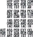 Christopher Wool, Black Book, 1989, Hardcover book, with 17 text images, on smooth wove paper, the full sheets, bound (as issued)