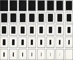 Vanish by Sol LeWitt, 1994, The complete set of 40 screenprints in black, on Fabriano paper, the full sheets, loose (as issued) contained in the ori, sold Sep 2020