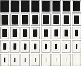 Sol LeWitt, Vanish, 1994, The complete set of 40 screenprints in black, on Fabriano paper, the full sheets, loose (as issued) contained in the original grey fabric-covered portfolio with embossed artist's name