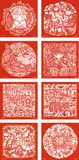 Ai Weiwei, The Papercut Portfolio, 2019, The complete set of eight papercuts, with title page, colophon and texts, the sheets loose (as issued), each papercut contained in an envelope, all contained in the original red clothbound clamshell portfolio