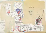 Wolf Sausage by Jean-Michel Basquiat, 1982-1983/2019, Screenprint in colours, on wove paper, the full sheet, sold Sep 2020