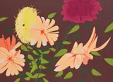 Alex Katz, Late Summer Flowers, 2013, Screenprint in colours, on 4-ply Museum Board, the full sheet