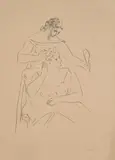 La Coiffure (The Hairstyle) by Pablo Picasso, 1923, Lithograph, on Van Gelder Zonen paper, with full margins, sold Sep 2020