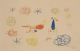 Joan Miró, L'Oiseau rouge II (The Red Bird II)