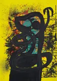 La Dentellière (The Lacemaker) by Joan Miró, 1969, Lithograph in colours, on BFK Rives paper, the full sheet, sold Sep 2020