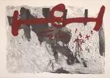 Antoni Tàpies, Taches et chiffres (Spots and Numbers), 1972, Etching and lithograph with carborundum in colours, on Arches paper, with full margins
