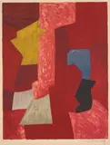 Composition rouge, jaune et bleue (Composition Red, Yellow and Blue) by Serge Poliakoff, 1956-57, Lithograph in colours, on wove paper, with full margins, sold Sep 2020
