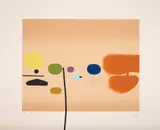 Victor Pasmore, Composite Image: Orange and Indigo