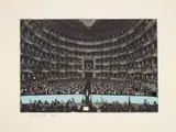 Richard Hamilton, La Scala Milano, 1968, Photo-etching and screenprint in colours, on mould-made etching paper, with full margins