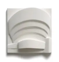 Richard Hamilton, Guggenheim (White), 1970, Vacuum formed acrylic and cellulose