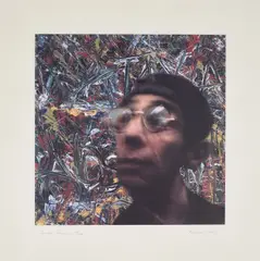 Derek Jarman by Richard Hamilton, 1996-97, Pigment transfer print in colours, on JPP mould-made paper, with full margins, offered Sep 2020