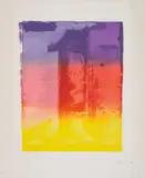 Jasper Johns, Figure 1, from Color Numerals Series, 1969, Lithograph in colours, on Arjomari paper, with full margins