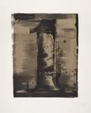 Jasper Johns, Figure 1, from Black Numeral Series, 1968, Lithograph in colours, on Zerkall Copperplate deluxe paper, with full margins