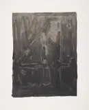 Jasper Johns, Figure 4, from Black Numeral Series, 1968, Lithograph in colours, on Zerkall Copperplate deluxe paper, with full margins